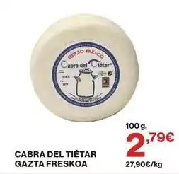 El Corte Inglés Cabra del tiétar oferta