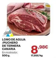 Supercor Lomo de aguja /puchero de ternera canaria oferta