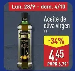 ALDI Coosur - aceite de oliva virgen oferta