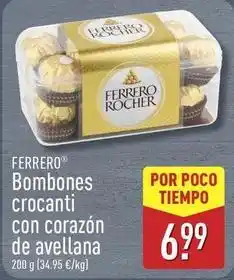 ALDI Ferrero rocher - bombones crocanti con corazon de avellana oferta