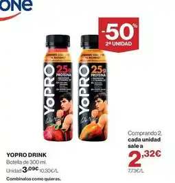 Supercor Danone - yopro drink oferta