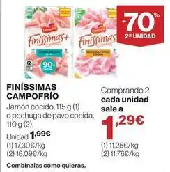 El Corte Inglés Campofrío - finissimas oferta