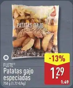 ALDI Flete - patatas gajo especidas oferta