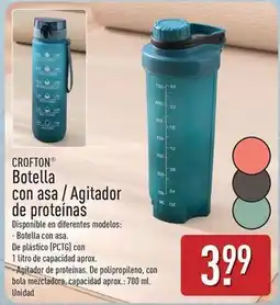 ALDI Botella con asa / agitador de proteinas oferta