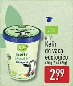 ALDI Bio - kefir de vaca ecologico oferta