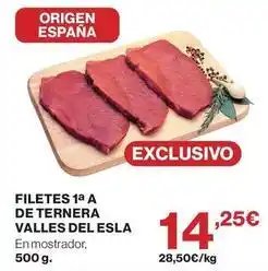 Supercor Origen - filetes de ternera valles del esla oferta