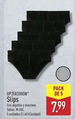 ALDI Up fashion - slips oferta