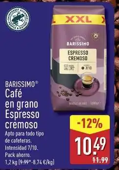 ALDI Nature - cafe en grano espresso cremoso oferta