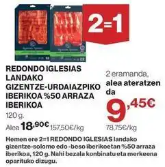 El Corte Inglés Redondo - iglesias landako oferta