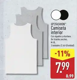 ALDI Up fashion - camiseta interior oferta