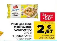 Carrefour Market Campofrío - pit de gall dindi mini pavofrio oferta