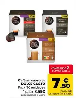 Carrefour Market Dolce gusto - cafe en capsulas oferta