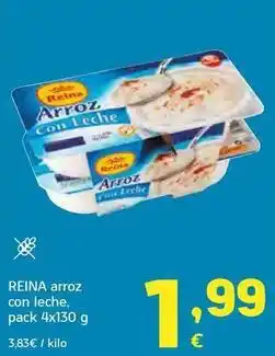 HiperDino Reina - arroz con leche oferta