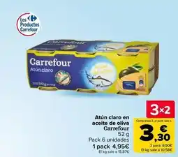 Carrefour Market Carrefour - atun claro en aceite de oliva oferta