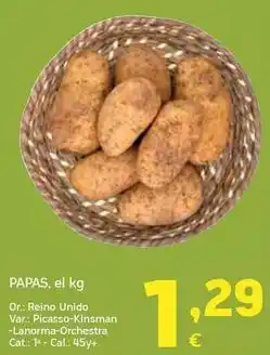 HiperDino Papas oferta
