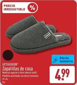 ALDI Up fashion - zapatillas de casa oferta