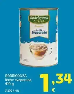HiperDino Rodrígonza - leche evaporada oferta