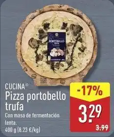 ALDI La cuina - pizza portobello trufa oferta
