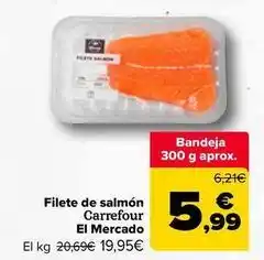 Carrefour Market Carrefour - filete de salmon el mercado oferta