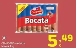 HiperDino Campofrío - salchicha bocata oferta