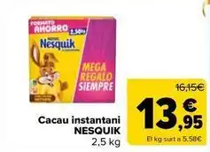 Carrefour Market Nesquik - cacau instantani oferta