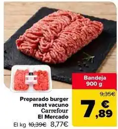Carrefour Market Carrefour - preparado burger meat vacuno oferta