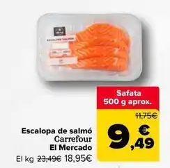 Carrefour Market Carrefour - escalopa de salmo el mercado oferta