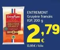 HiperDino Entremont - gruyere frances igp oferta
