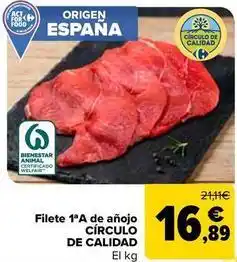 Carrefour Market Origen - filete 1a de añojo oferta