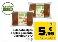 Carrefour Market Carrefour - rulo tofu algas o setas pimiento oferta