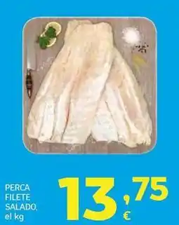 HiperDino Perca filete salado oferta