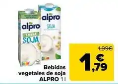 Carrefour Market Alpro - bebidas vegetales de soja oferta