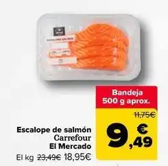 Carrefour Market Carrefour - escalope de salmon oferta