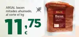 HiperDino Argal - bacon mitades ahumado oferta