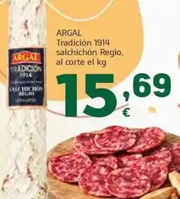 HiperDino Argal - tradicion 1914 salchichon regio oferta