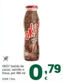 HiperDino Okey - batido de cacao oferta