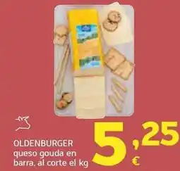 HiperDino Oldenburger - queso gouda en barra oferta