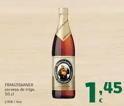 HiperDino Franziskaner - cerveza de trigo oferta