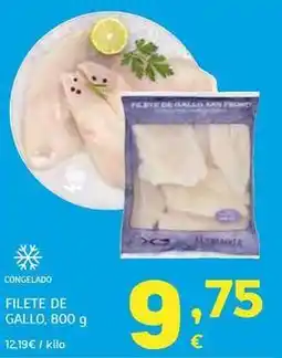 HiperDino Filete de gallo oferta