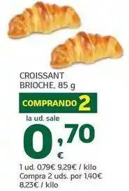 HiperDino Croissant brioche oferta