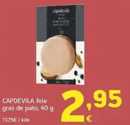 HiperDino Capdevila - foie gras de pato oferta