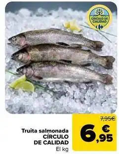 Carrefour Market Circulo de calidad - truita salmonada oferta