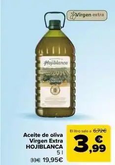 Carrefour Market Hojiblanca - aceite de oliva virgen extra oferta