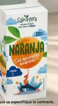 Dia Dia saborfera - bebida de zumo sin azucares anadidos de naranja oferta