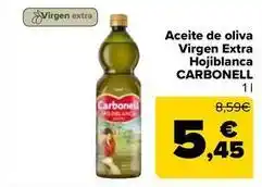 Carrefour Market Carbonell - aceite de oliva virgen extra hojiblanca oferta