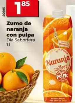 Dia Dia saborfera - zumo de naranja con pulpa oferta