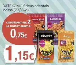 Keisy Yatekomo - fideus orientals bossa oferta