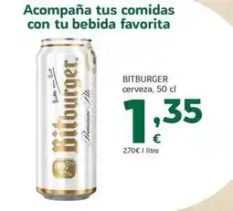 HiperDino Bitburger - cerveza oferta