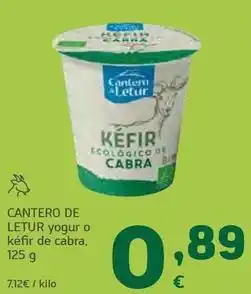 HiperDino Cantero de letur - yogur de cabra oferta