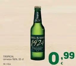 HiperDino Tropical - cerveza 1924 oferta